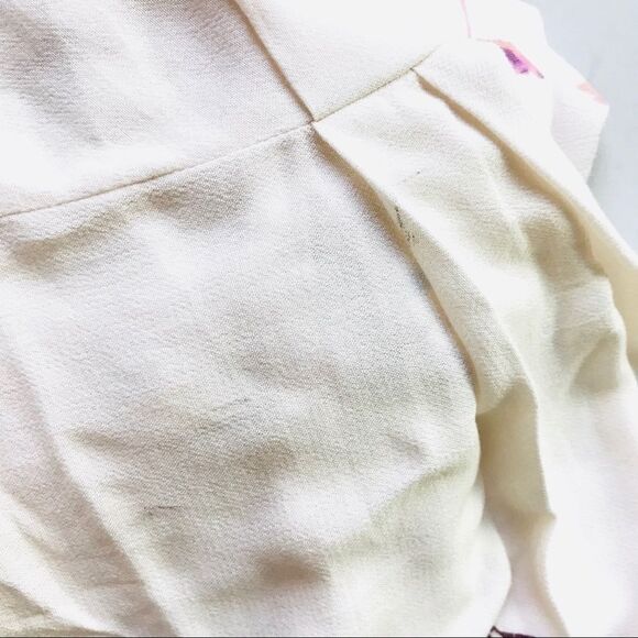 Free People Long Sleeve Tie Open Back Floral Dress - Picture 8 of 8